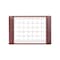 Dacasso Mocha Leather Desk Pad w/ 2022 Calendar Insert, 25.5 x 17.25 PR-3040 - alternate 1